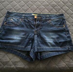 YMI Dark Blue Denim Women's Jean Shorts
